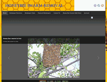 Tablet Screenshot of honeybeeswarmremoval.com